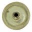BOTON LATON BRILLANTE CON CERAMICA BLANCA FINCSA.