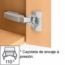 BISAGRA CLIP TOP PRESION 110 PIEZA BLUM