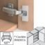 BISAGRA CLIP TOP INSERTA 107 PIEZA