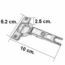 BISAGRA MODUL 100 C-TAQ PIEZA BLUM