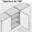 BISAGRA MODUL 100 C-TAQ PIEZA BLUM
