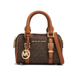 BOLSA MICHAEL KORS HAYES 32F9G06C0B CAFÉ