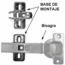 BASE MONTAJE CLIP ATORN 3mm PIEZA BLUM