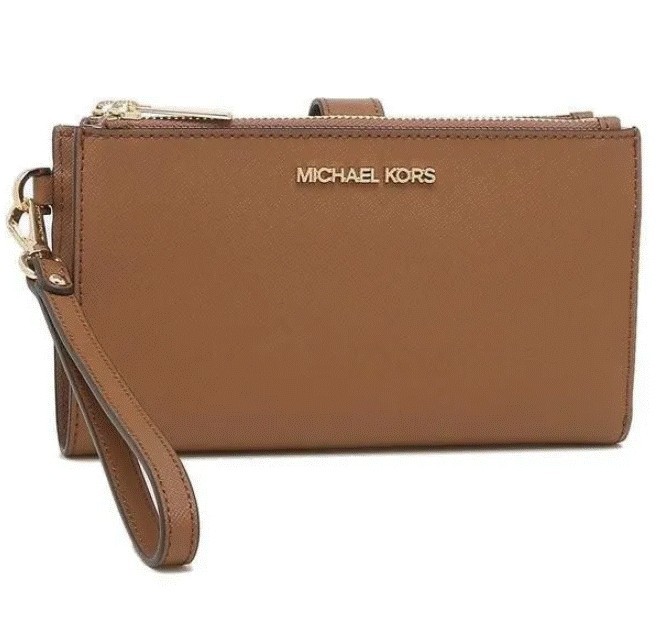 Cartera Michael Kors Double Zip Wristlet 35F8GTVW0L Miel