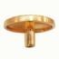 BOTON 30778 SHELL SATIN GOLD KNOB HILL.