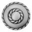 BOTON 42087 I&O ROPE BRSHD SATIN PEWTER LIBERTY