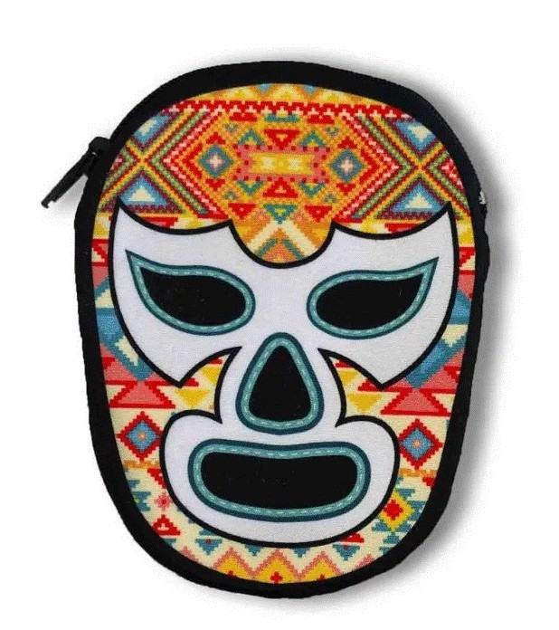Monedero Diseño Máscara Lucha Libre Otomí