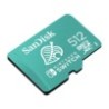 MicroSD 512GB NINTENDO SWITCH CLASS10 UHS-1 100/90MB/s verde – SDSQXAO-512G-GNCZN