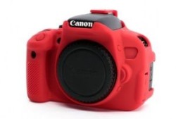 FUNDA PROTECTORA P/CAMARA FOTOGRAFICA CANON T4I, T5I, 650D ROJA
