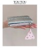 Cartera Biscuit Mujer color Plata