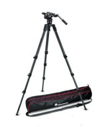 (MVKN8CTALL) Kit de Cabeza Fluida de Video NitroTech N8 con Tripie 536