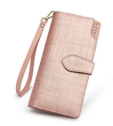 Cartera larga Mujer FOXER Cuero color negro