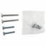 JALADERA 23896 TAPERED BOW SATIN NICKEL