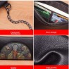 Cartera larga Mujer Viney Piel color Negro