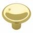 BOTON 69301 RND CONC 1 POLISHED BRASS BRAINERD