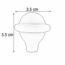 BOTON 48305 BALL W-RINGS BSP LIBERTY