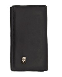 Cartera en Piel Vacuno Fana Lisa Negro