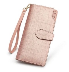 Cartera larga Mujer FOXER Cuero color negro