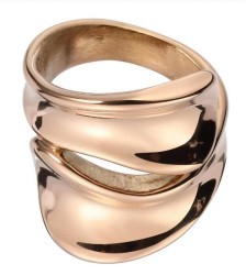 Anillo de Acero Inoxidable Enso para Dama EICN232128R Rosado