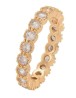 Anillo Cristal Churumbela Sin Fin Oro 14k Laminado Dorado 9