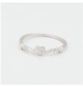 Anillo Corazón Cristales Amor Novios Oro 14k Laminado Blanco 5
