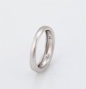Anilllo Argolla Para Hombre con Cristales Oro Laminado Blanco 9