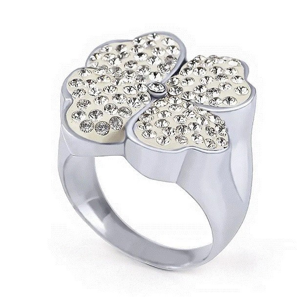 Anillo Ocean Heart, Acero inoxidable, ACO10-14-73-7, Talla 7