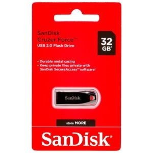 MEMORIA USB 32GB SANDISK CRUZER METAL