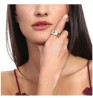 Anillo Ocean Heart, Baño oro rosa, 18K, ACO10-14-06-5, Talla 5