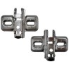 PAR DE BASES DE MONTAJE CLIP ATORN 173L6130 3mm BLUM