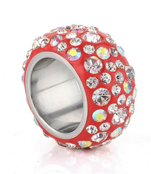Anillo Ocean Heart, Acero inoxidable, ACO10-14-82-5, Talla 5