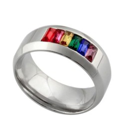 Anillo Ocean Heart Acero inoxidable TL07-14-04-7, Talla 7
