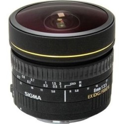 LENTE 8MM F/3.5 EX DG CIRCULAR FISHEYE SIGMA P/ NIKON
