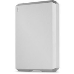 DISCO DURO EXTERNO LACIE MOBILE DRIVE 4TB USB-C PLATEADO LUNA