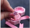 Anillo Alana rosa de plata .925 bañado en oro rosa de 18K talla 6.