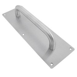 PLACA CON JALADERA ACERO INOXIDABLE