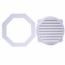 VENTILA DURAFLO OCTAGONAL 22 BLANCO