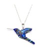 Set Collar y Aretes Colibrí Zvezda 0.925 Mujer Azul