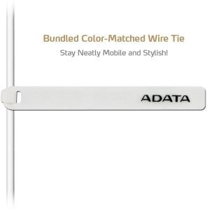 ADATA CABLE APPLE Lightning-PLASTIC BLANCO AMFIPL-100CM-CWH