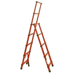 ESCALERA TELESCOPICA TIJERA PELDAÑOS
