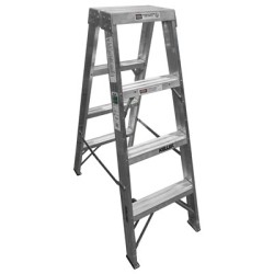 ESCALERA TIPO TIJERA DOBLE DE ALUMINIO 4 ESCALONES TIPO II KELLER
