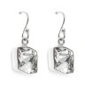 Collar y aretes Fancy cristal con plata .925 Zvezda