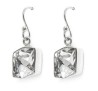 Collar y aretes Fancy cristal con plata .925 Zvezda