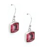 Collar y aretes Fancy rosa con plata .925 Zvezda