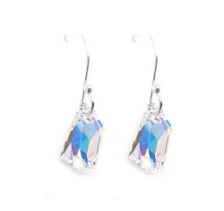 Collar y aretes De Art tornasol con plata .925 Zvezda