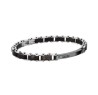 Pulsera Enso Acero Inoxidable Para Hombre EMB130B Color Negro