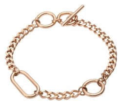 Pulsera de Acero Inoxidable Enso para Dama EICB232113R Rosado