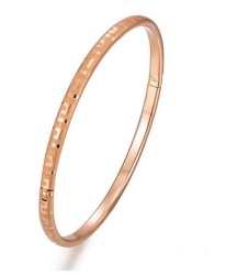 Pulsera Brazalete Para Dama Diseño Grecas Oro 18K Lam Dorado