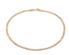 Hermoso Pulso Florentino 2 mm 19 cm Oro Sólido 10k