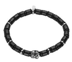 Pulsera de Acero Inoxidable Enso para Hombre EMB0113N Negro